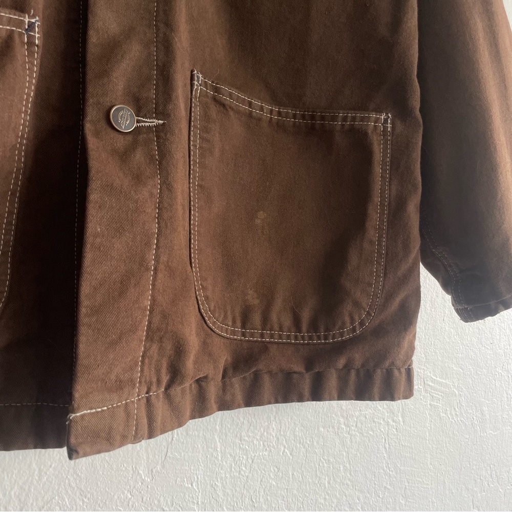 Vintage Dickies Brown Chore Coat Jacket - Picture 5 of 5